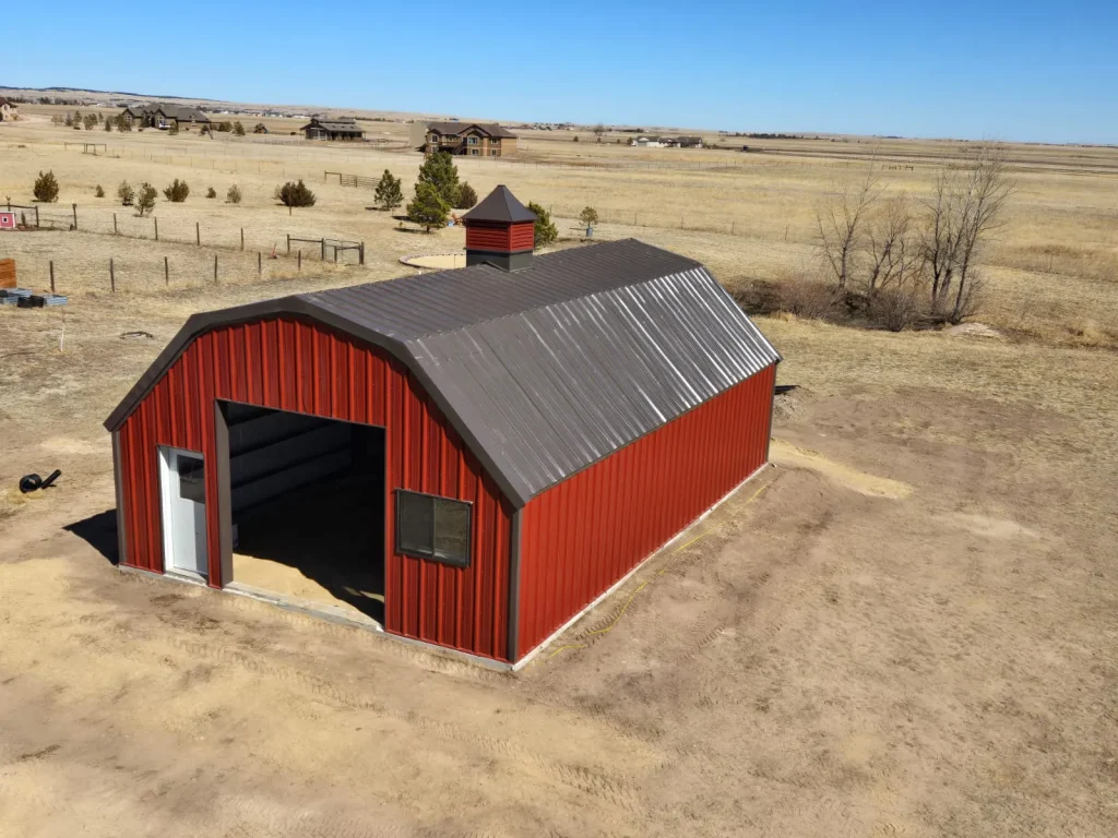 Barn steel building in Peyton, CO