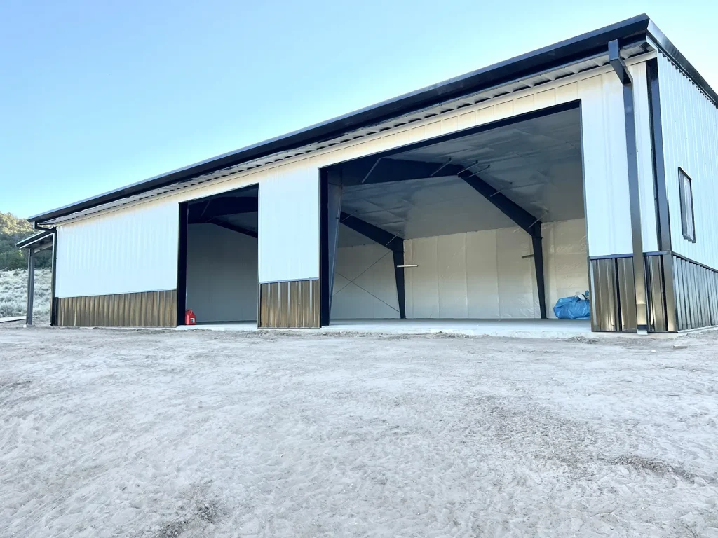 Barndominium steel building in Glade Park, CO