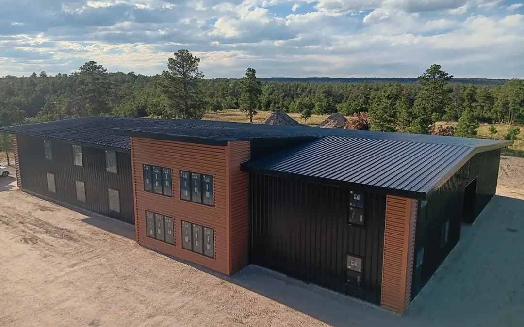 Commercial Studio steel building in Colorado Springs, CO