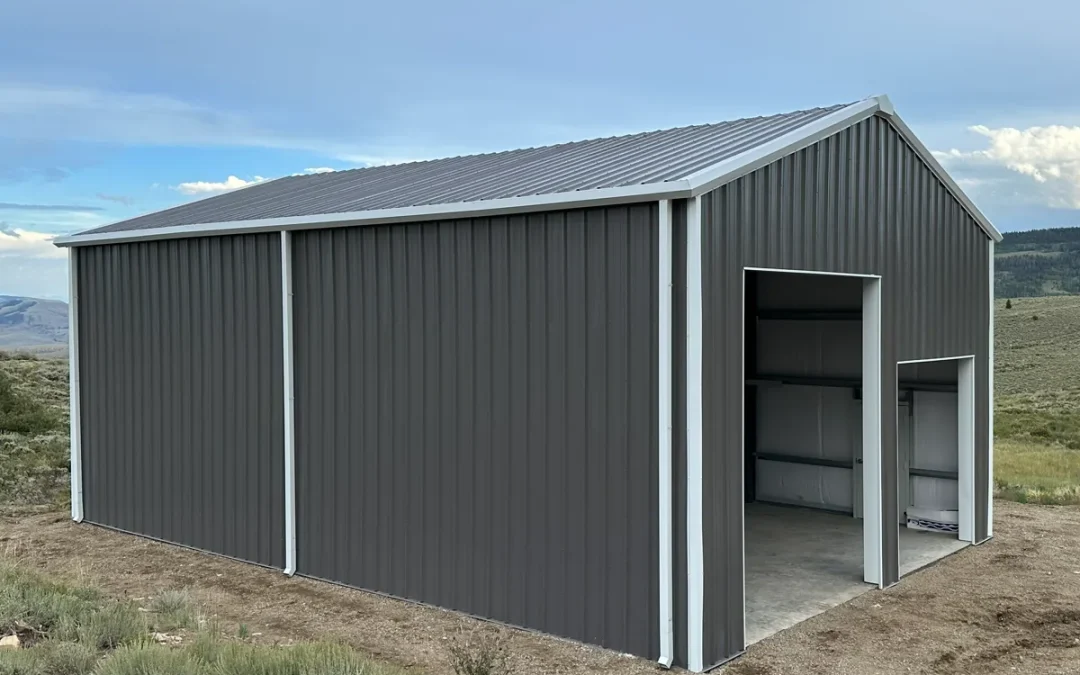 Garage steel building in Kremmling, CO