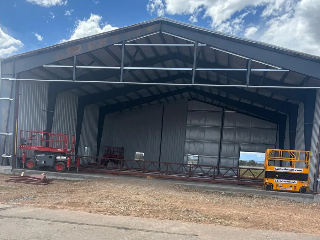 Airplane Hangar steel building in Durango, CO